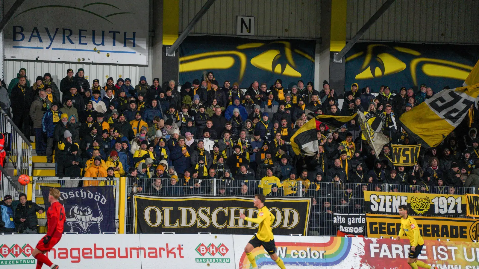 Im Heimspiel gegen Aschaffenburg ist die Altstadt wieder auf die gewohnt großartige Fanunterstützung angewiesen. (Foto: Archiv/sd)