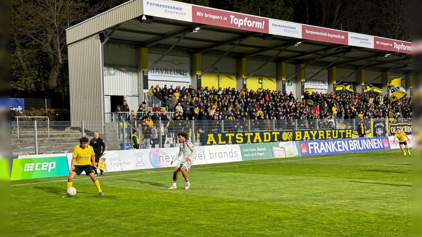 Nicht über ein 1:1 kam die SpVgg Bayreuth gegen die zweite Mannschaft des 1. FC Nürnberg hinaus. (Foto: sd)