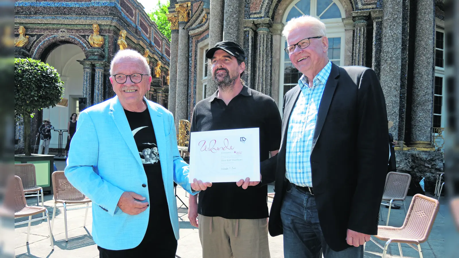 V.l.: Hans-Hubertus Esser, Ralf Vizethum und OB Thomas Ebersberger. <br> (Foto: W Munzert )