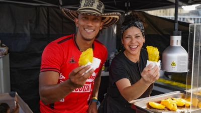 Ein kulinarisches Highlight: Das Food Truck Festival auf dem Bayreuther Volksfestplatz.  (Foto: sd)