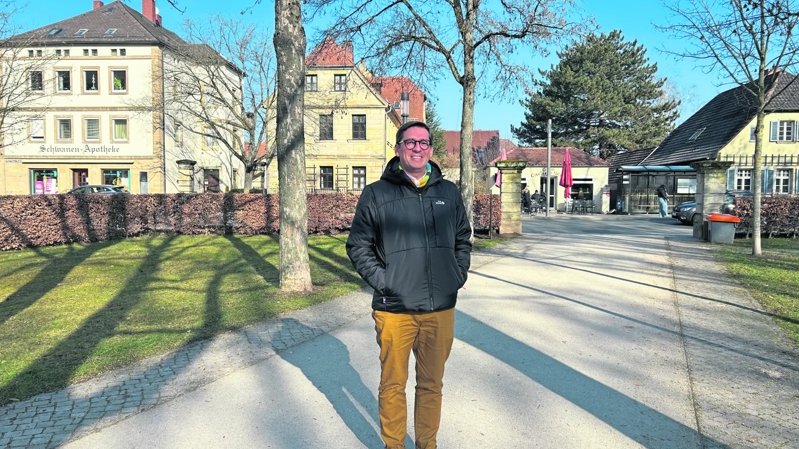 Lars Zahn auf Besuch in Bayreuth, inzwischen wieder auf hoher See zwischen Neuseeland und Australien.  (Foto: gmu)