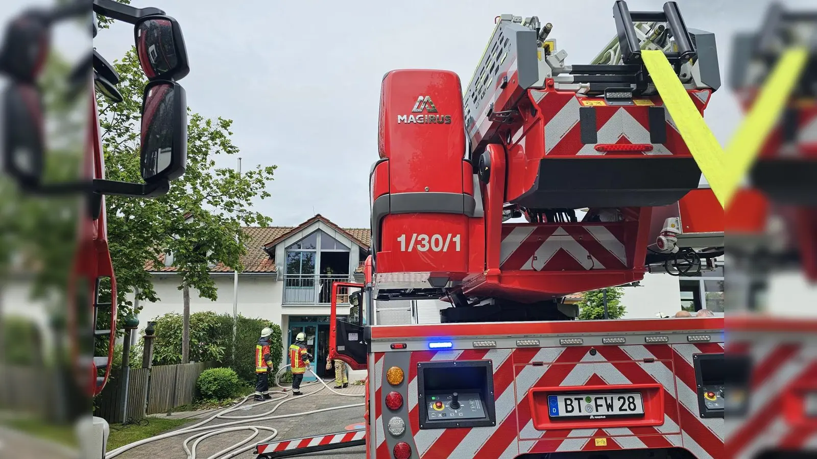Über Notruf war ein Brand in einem Kindergarten in Creußen mitgeteilt worden. (Foto: red )