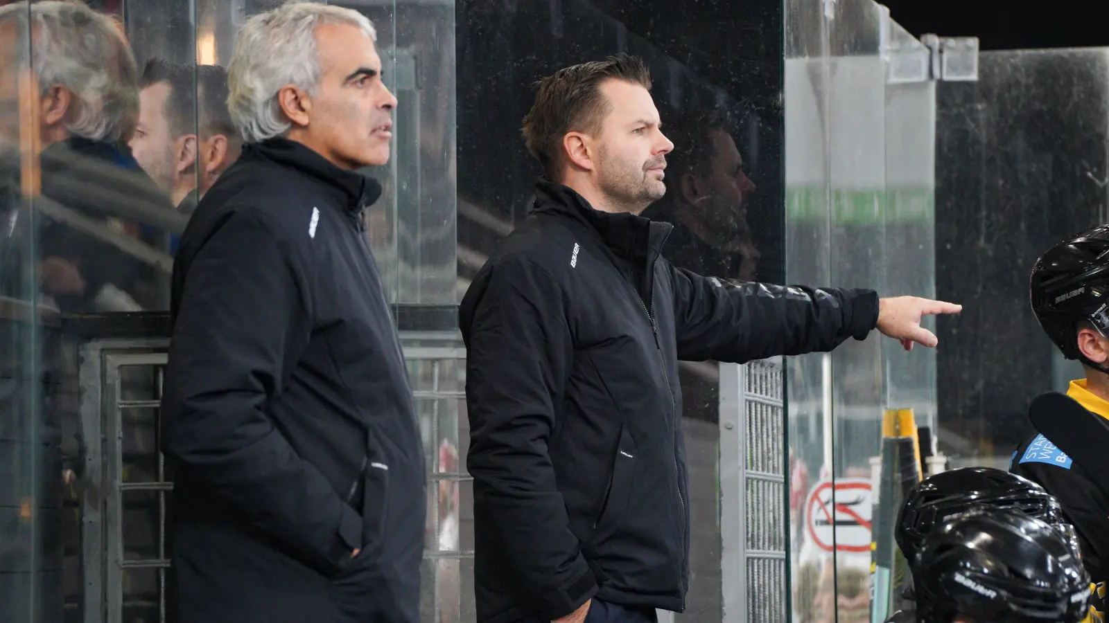 onesto Tigers-Headcoach Larry Suarez (links) und sein Assistent Marco Ludwig sahen in Bietigheim eine sehr engagierte und über weite Strecken sehr gute Leistung ihres Teams. (Foto: Archiv/sd)