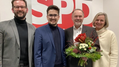 v.l.n.r.: Dr. Andreas Zippel, Tobias Schmidmeier, Thomas Bauske, Dr. Beate Kuhn  (Foto: SPD Bayreuth)