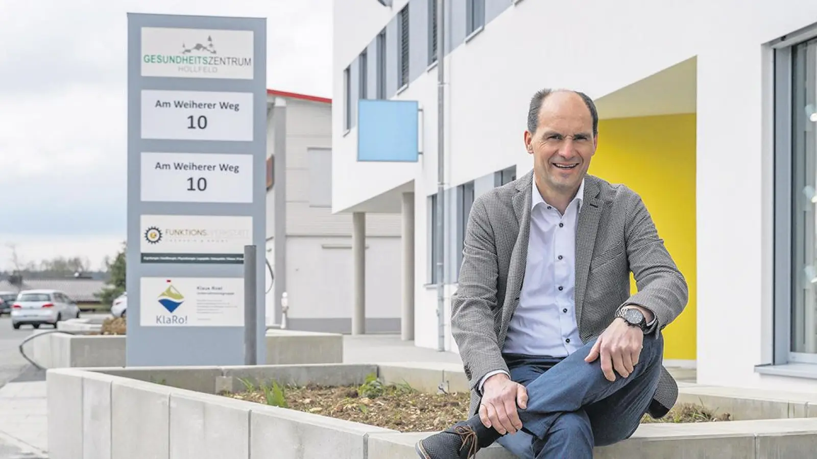 Bürgermeister Hartmut Stern ist vom Gesundheitszentrum Hollfeld überzeugt. (Foto: Dörfler)