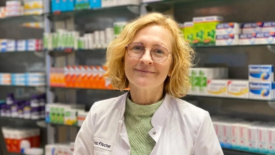 Apothekenleiterin Martina Fischer von der Hof-Apotheke in Bayreuth. (Foto: Lenkeit)