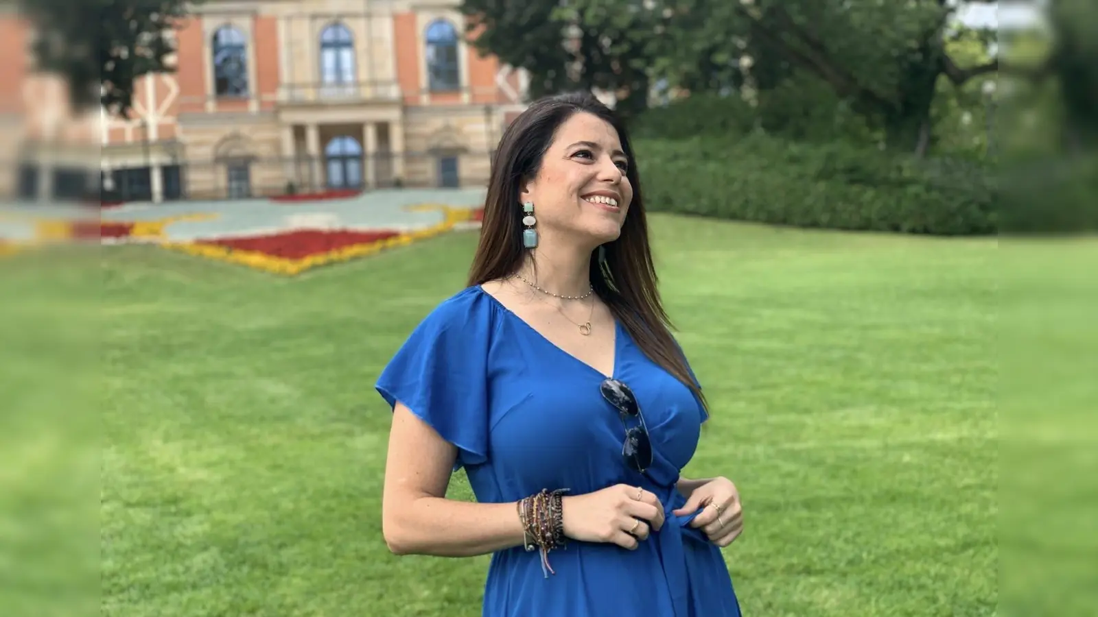 Daniela Yurrita singt im Festspielchor im Sopran und liebt die Atmosphäre im sommerlichen Bayreuth. (Foto: Privat)