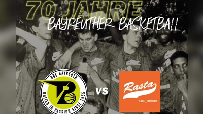 Ganz im Zeichen von „70 Jahre Bayreuther Basketball” steht die Partie zwischen dem BBC Bayreuth und RASTA Vechta am Samstag um 19 Uhr in der Oberfrankenhalle. (Foto: BBC Bayreuth)