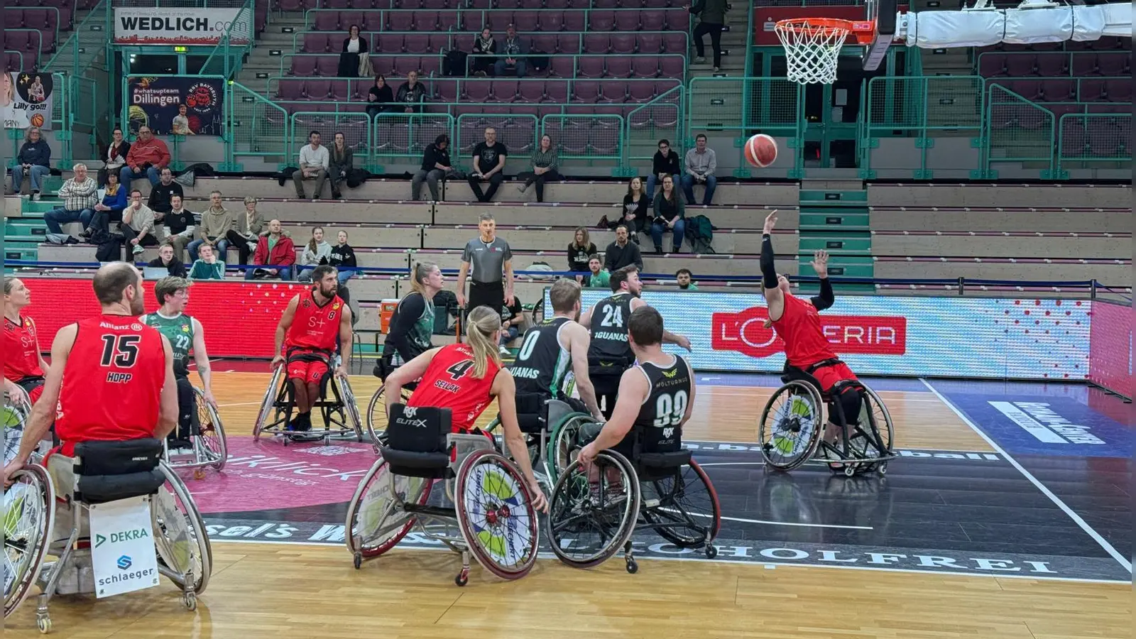 Ein packendes Duell lieferten sich der RSV Bayreuth und die München Iguanas heute Abend in der RBBL1. (Foto: sd)