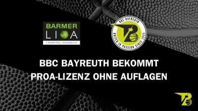 Der BBC Bayreuth erhält die Lizenz für die neue ProA-Saison ohne Auflagen. (Foto: BBC Bayreuth)
