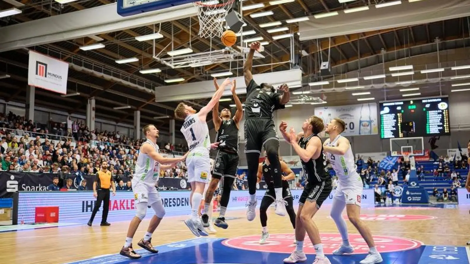 Viel Energie, Tempo und Physis zeigte der BBC heute Abend bei den Dresden Titans. (Foto: Ralf Zimmermann)