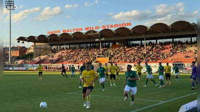 Ein rassiges Frankenderby lieferten sich die SpVgg Bayreuth und der FC Schweinfurt 05. (Foto: sd)