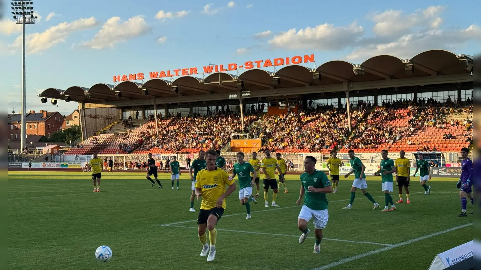 Ein rassiges Frankenderby lieferten sich die SpVgg Bayreuth und der FC Schweinfurt 05. (Foto: sd)