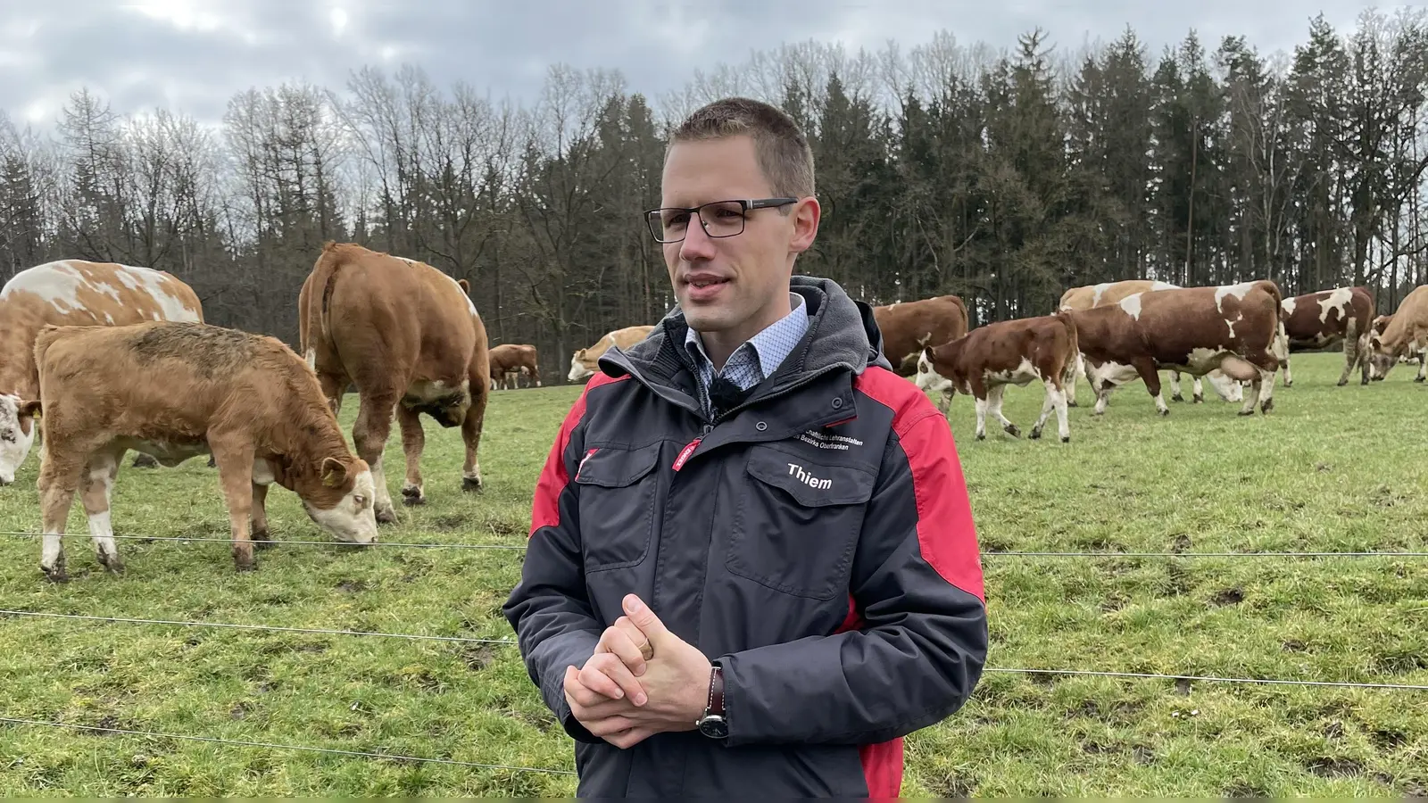 Sebastian Thiem von den Landwirtschaftlichen Lehranstalten (Foto: Bezirk Oberfranken )