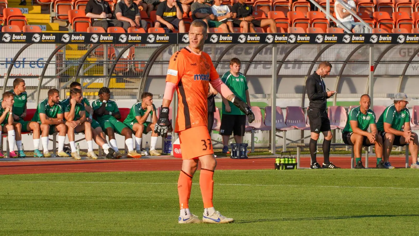 Altstadt-Keeper Luca Petzold hatte gegen den FC Memmingen nicht allzu viel zu tun. (Foto: Archiv, Stefan Dörfler)