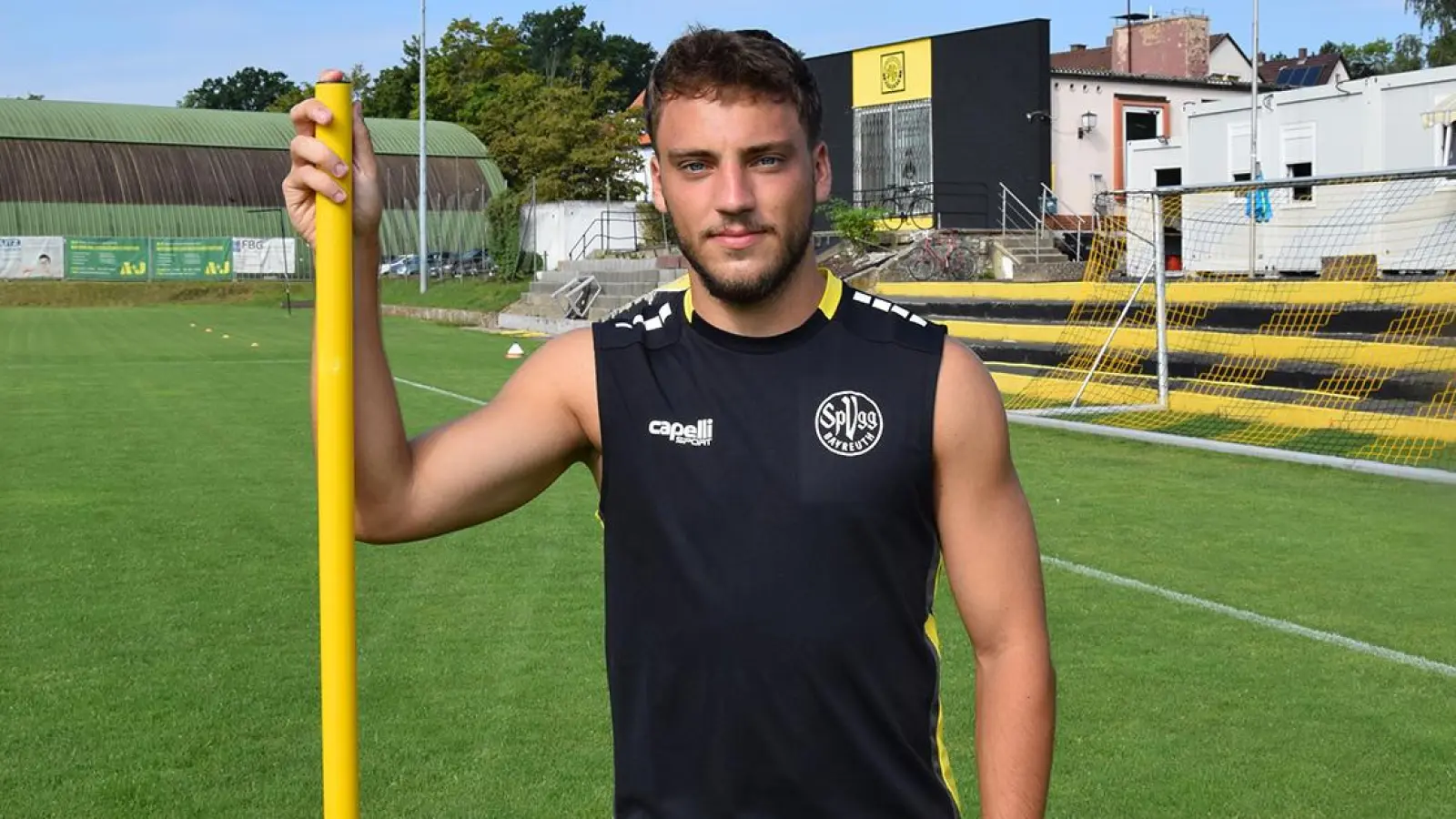 Als Stützpfeiler der SpVgg Bayreuth eingeplant: Tim Latteier (Foto: Lenkeit)