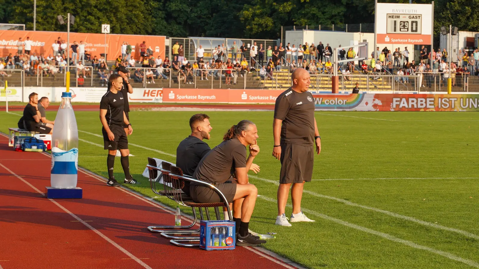 Nach drei Auftaktsiegen musste das Trainerteam der Altstadt um Chefcoach Lukas Kling bei Bayern München II die erste Saisonniederlage konstatieren. (Foto: Archiv/sd)