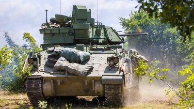 Schützenpanzer M2A3 der US-Army: Spione haben im Raum Bayreuth offenbar das US-Militär für Russland ausspioniert. (Symbolbild: pixabay/Military_Material)