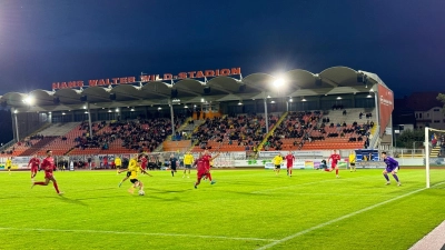 Einen ungefährdeten 4:0-Heimsieg feierte die SpVgg Bayreuth heute Abend gegen Türkgücü München. (Foto: sd)