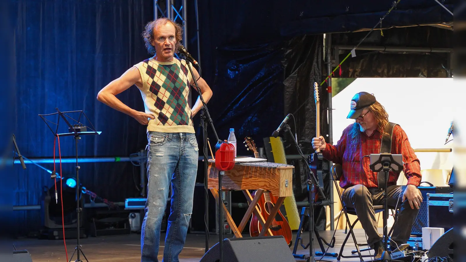 Olaf Schubert auf der Seebühne in Bayreuth.  (Foto: sd)