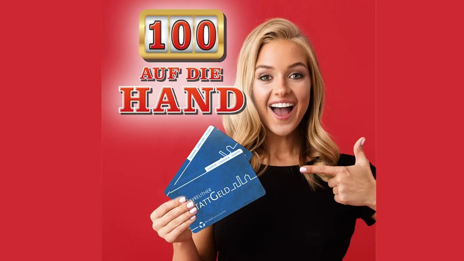 Gewinnspiel: „100 auf die Hand!” - 2 x 100 € StattGeld (Foto: red)